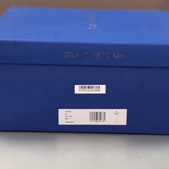 Stuart Weitzman  Black Lace-Up Ankle Boots 7.5 - Picture 14 of 15